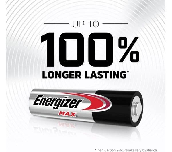 Energizer Max AA Alkaline Batteries - Pack of 12 - Image 2