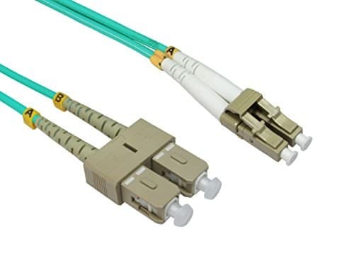 Cables Direct 2m OM4 Fibre Optic Cable, LC - SC (Multi-Mode) - Image 2