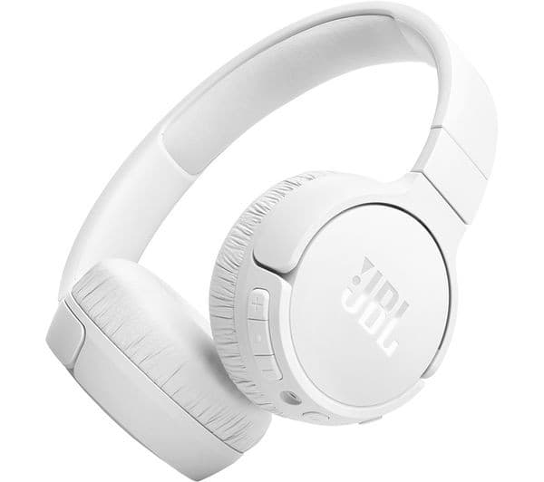 JBL Tune 670NC Wireless Bluetooth On-Ear Noise-Cancelling Headphones - White - Image 1