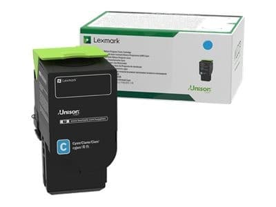 Lexmark - cyan - original - toner cartridge - LCCP, LRP