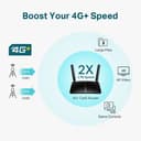 TP-Link Archer MR600 wireless router Gigabit Ethernet Dual-band (2.4 GHz / 5 GHz) 4G Black thumbnail 4