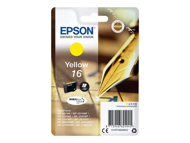 Epson 16 - yellow - original - ink cartridge - Image 1