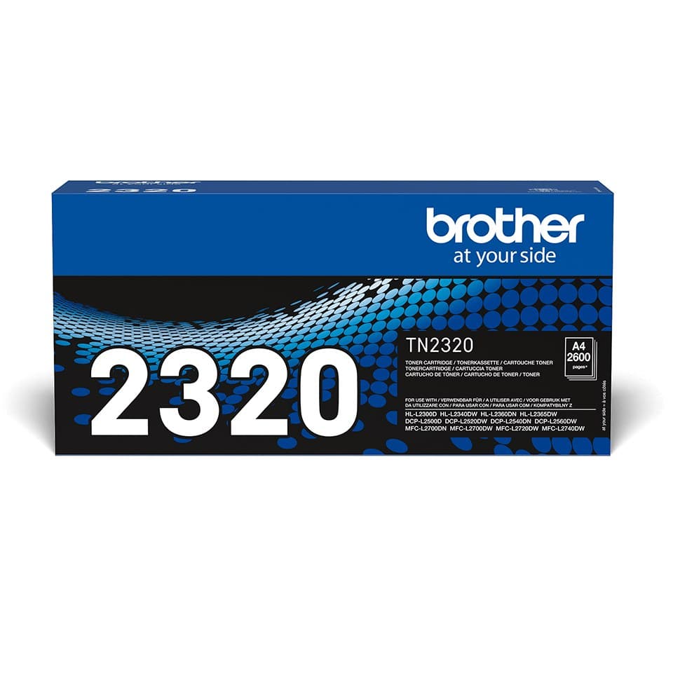 Brother TN-2320 High Yield Toner Cartridge 1 pc(s) Original Black - 2,600 Pages - Image 1