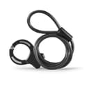 Hama Cable Bike Lock, 1200 mm, 2 Keys - Black thumbnail 1