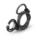 Hama Cable Bike Lock, 1200 mm, 2 Keys - Black thumbnail 2