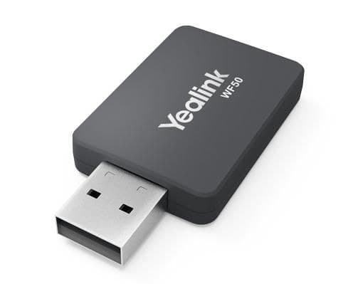 Yealink WF50 Wi-Fi 5 Dual-band USB Dongle for IP Phones - Black