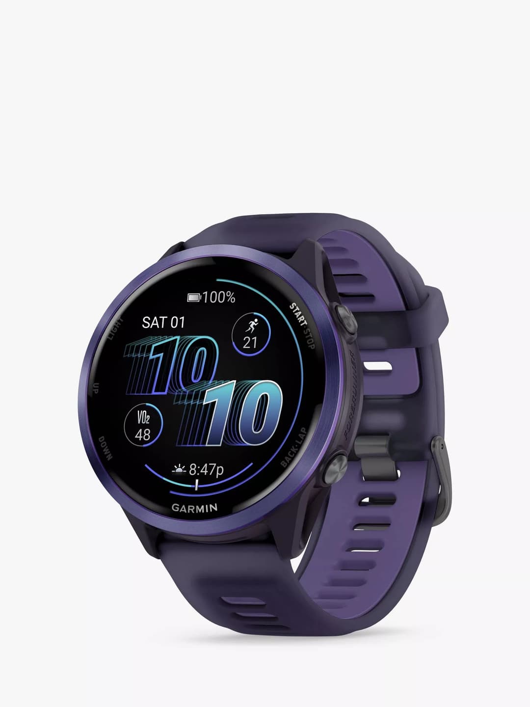 Garmin Forerunner 570 47mm GPS Running Smartwatch AMOLED - Indigo - Image 1