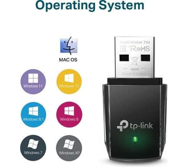 TP-LINK Archer T3U Wireless Adapter Black - Image 6