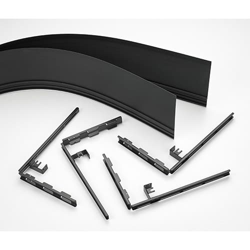 Chief CSACK06B Side Cover Kit with ConnexSys Brackets, 6-Inch Depth