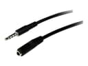 StarTech 3.5mm TRRS Headset Extension 1m Black thumbnail 2