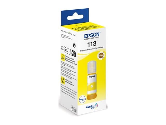 Epson EcoTank 113 Ink Bottle - Yellow - Image 1