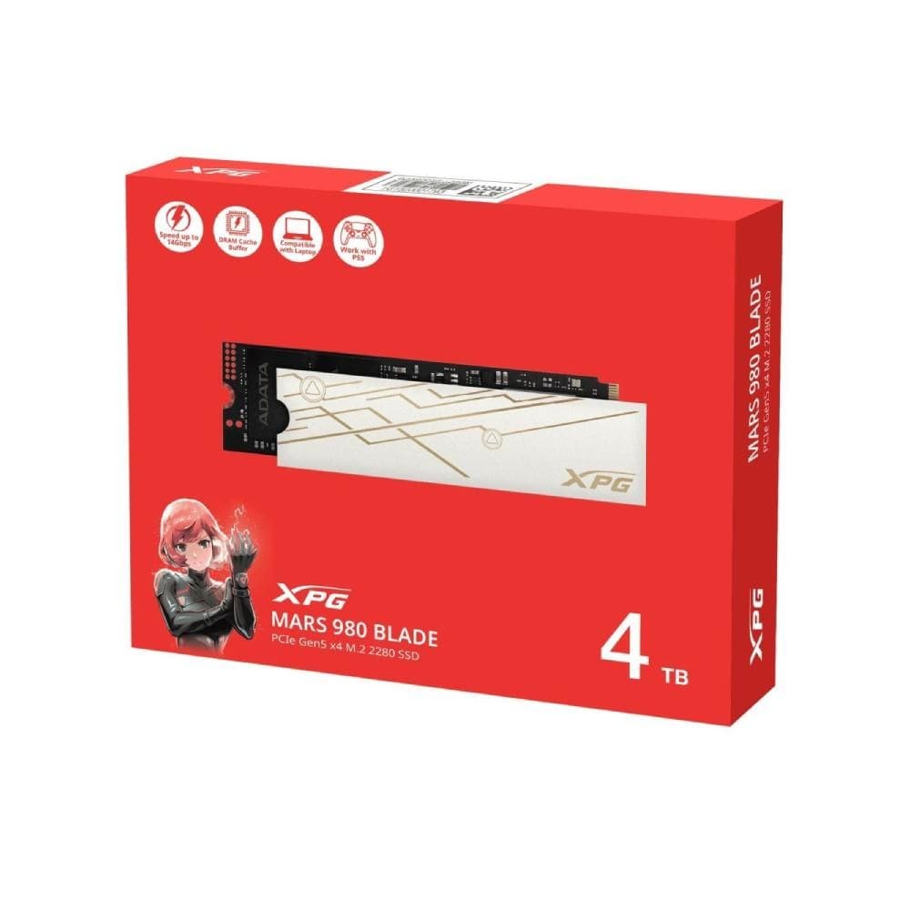 Adata XPG MARS 980 Blade M.2 2280 NVMe PCIe 5.0 SSD 4TB - Image 1