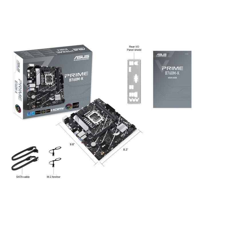 ASUS PRIME B760M-K Intel B760 LGA 1700 DDR5 micro ATX Motherboard - Image 7