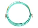StarTech 2m Fiber Optic Cable LC/LC OM3 Aqua thumbnail 1