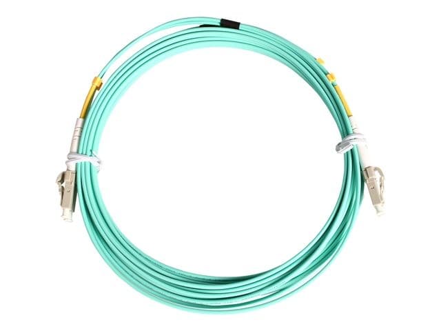 StarTech 2m Fiber Optic Cable LC/LC OM3 Aqua - Image 2