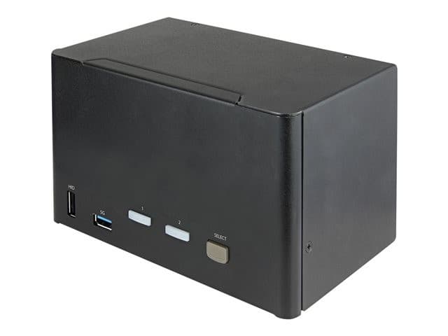 StarTech 2 Port DisplayPort KVM Switch 4K 60Hz Black - Image 1