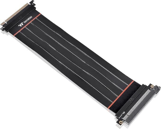 Thermaltake TT Premium PCIe 4.0 Flexible Riser Cable 300mm AC-058-CO1OTN-C1 - Image 1