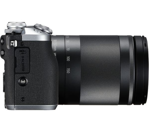 Canon EOS M6 Mirrorless Camera EF-M 18-150mm f/3.5-6.3 IS STM Lens Kit - Silver - Image 3