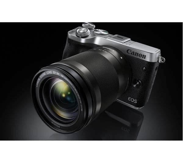 Canon EOS M6 Mirrorless Camera EF-M 18-150mm f/3.5-6.3 IS STM Lens Kit - Silver - Image 9