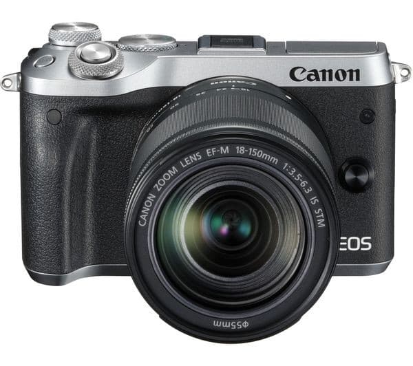 Canon EOS M6 Mirrorless Camera EF-M 18-150mm f/3.5-6.3 IS STM Lens Kit - Silver - Image 10