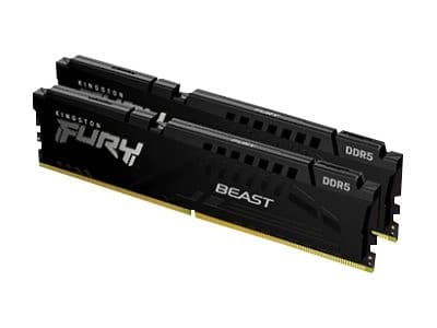 Kingston FURY Beast - DDR5 - kit - 16 GB: 2 x 8 GB - DIMM 288-pin - 5200 MHz / PC5-41600 - unbuffered