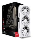 XFX Swift AMD Radeon RX 9070 XT Triple Fan Gaming Edition 16GB GDDR6 Graphics Card - White thumbnail 5