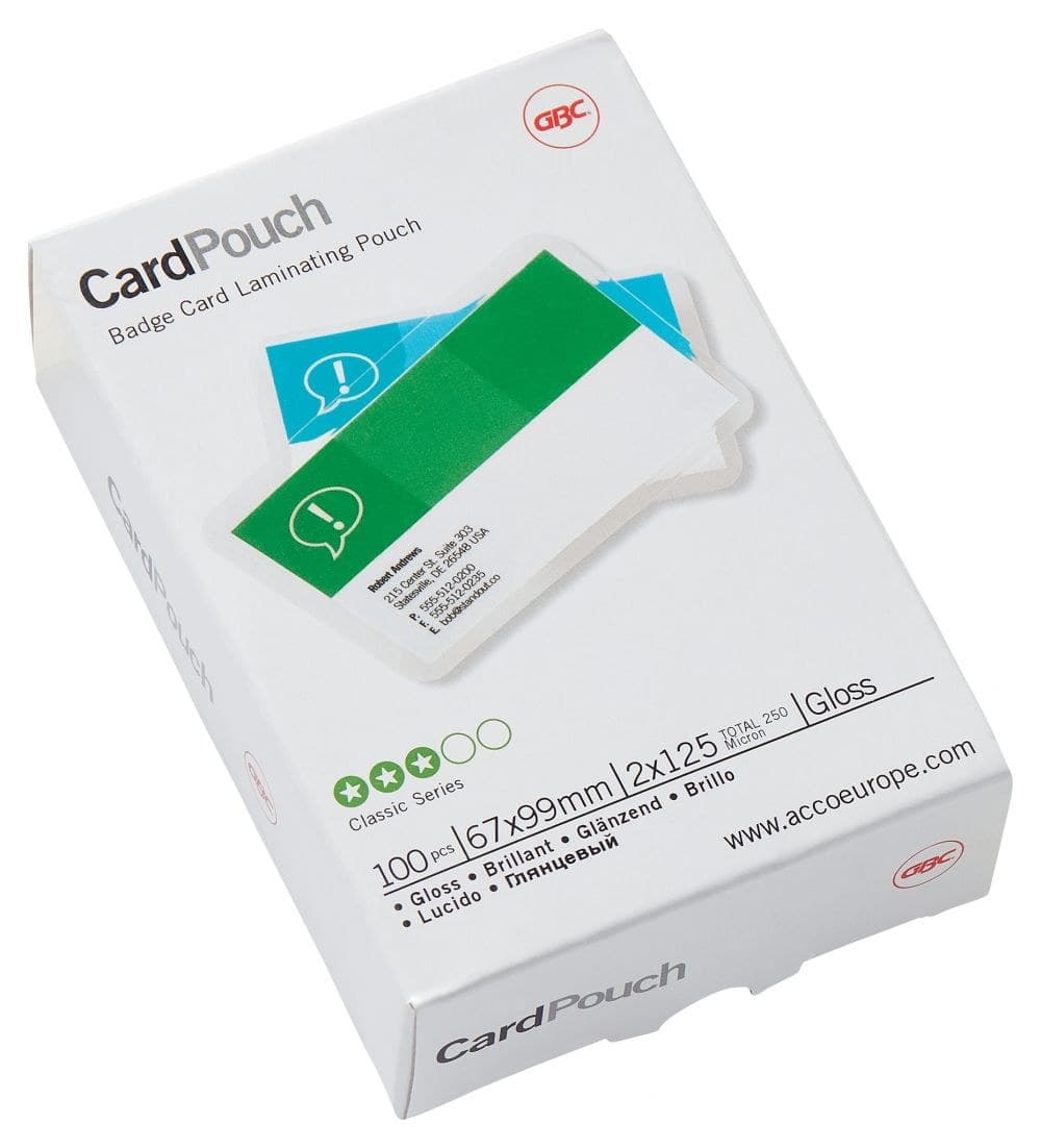 GBC 3743177 Laminating Pouches - Pack of 100 - Image 1