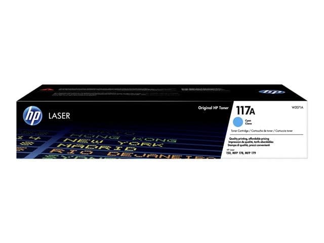 HP 117A Original Toner Cartridge - Cyan (W2071A)