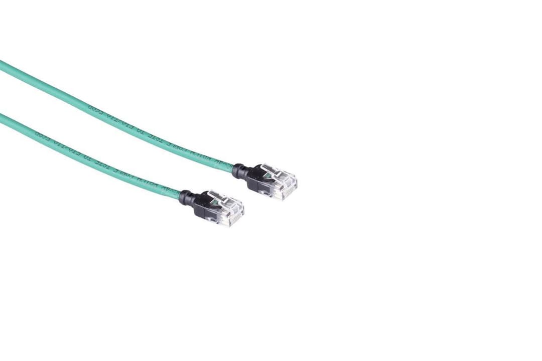 Mercodan Cat6a Slim UTP Patch Cable 2m - Green - Image 1