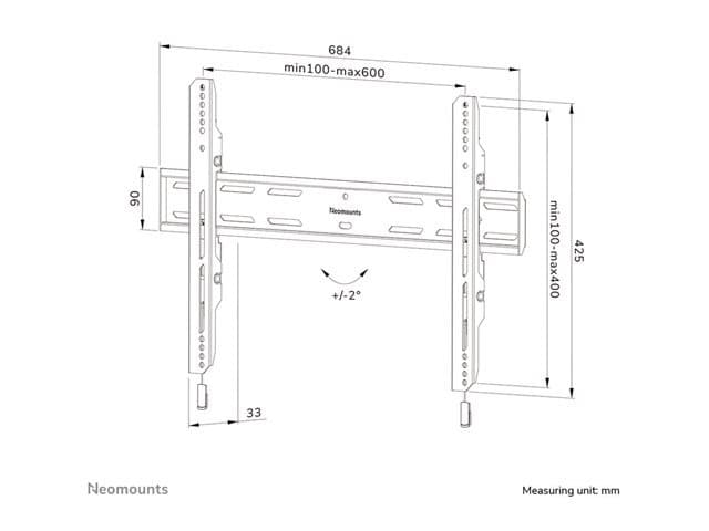 Neomounts WL30S-850BL16 LCD Mounting Kit - Image 9