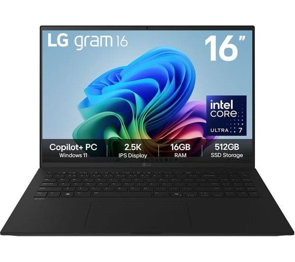 LG gram 16 16Z90TL-G.AU75A1 Intel Core Ultra 7 16GB 512GB Black