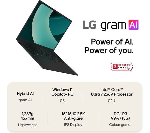 LG gram 16 16Z90TL-G.AU75A1 Intel Core Ultra 7 16GB 512GB Black - Image 3