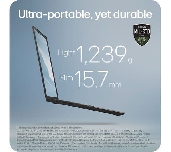 LG gram 16 16Z90TL-G.AU75A1 Intel Core Ultra 7 16GB 512GB Black - Image 6