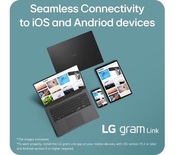 LG gram 16 16Z90TL-G.AU75A1 Intel Core Ultra 7 16GB 512GB Black - Image 10