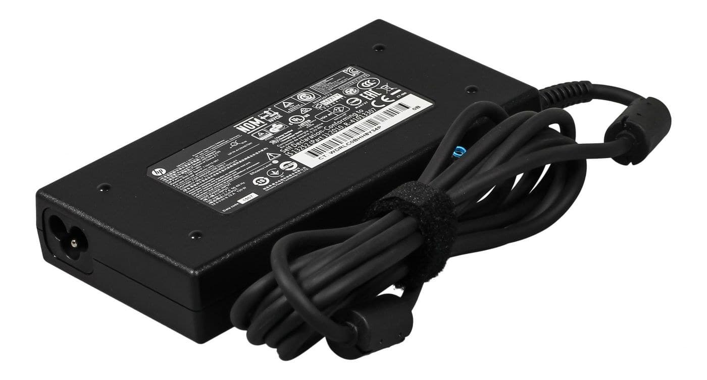 HP 120W PFC Slim AC Adapter - 4.5mm Tip, Black