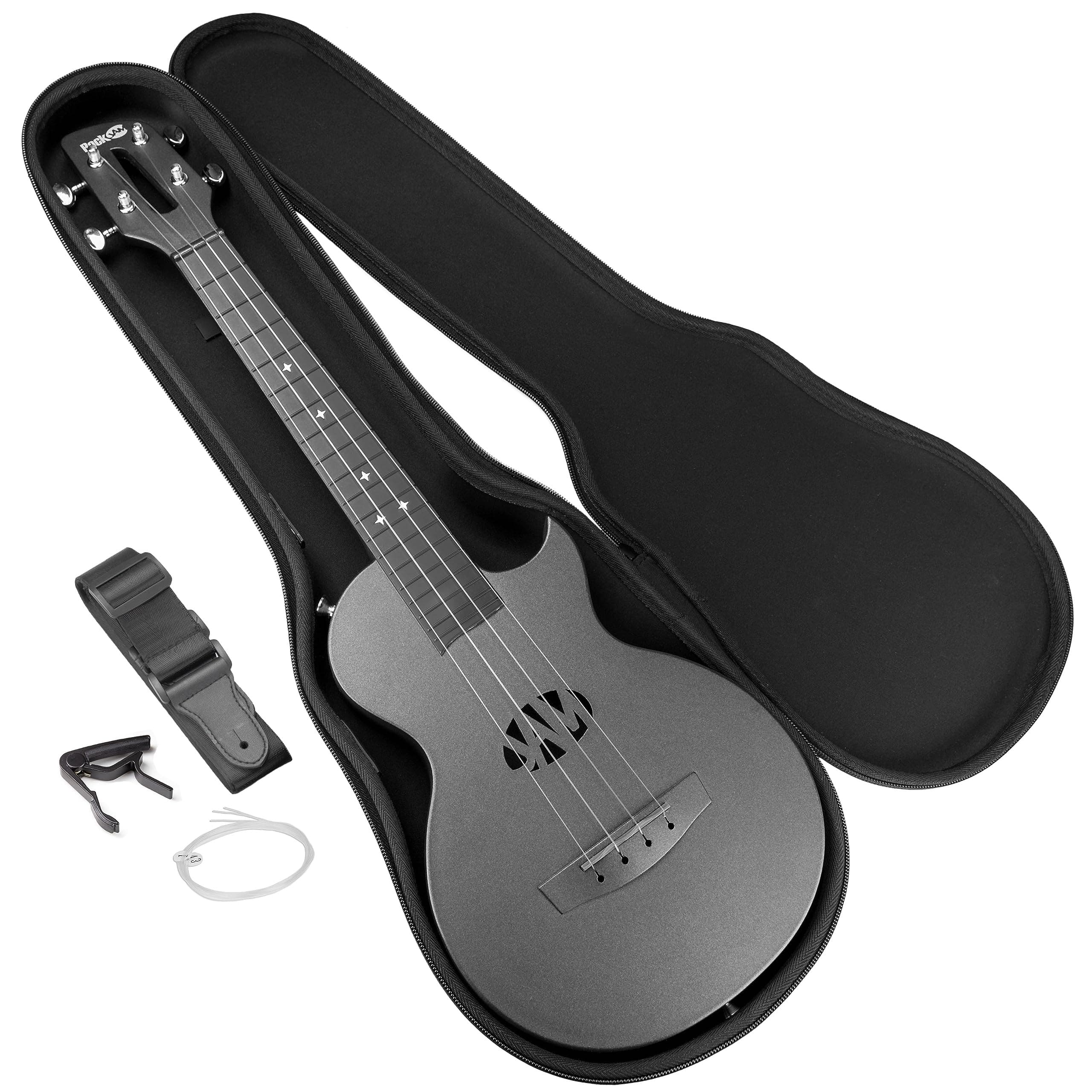 RockJam 23-inch Concert Carbon Fibre Ukulele with Case