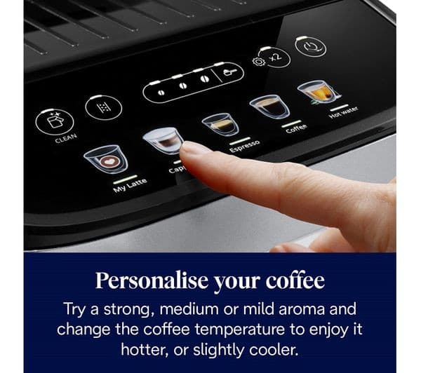DeLonghi Magnifica Evo ECAM290.61.SB Bean to Cup Coffee Machine with LatteCrema - Silver - Image 3