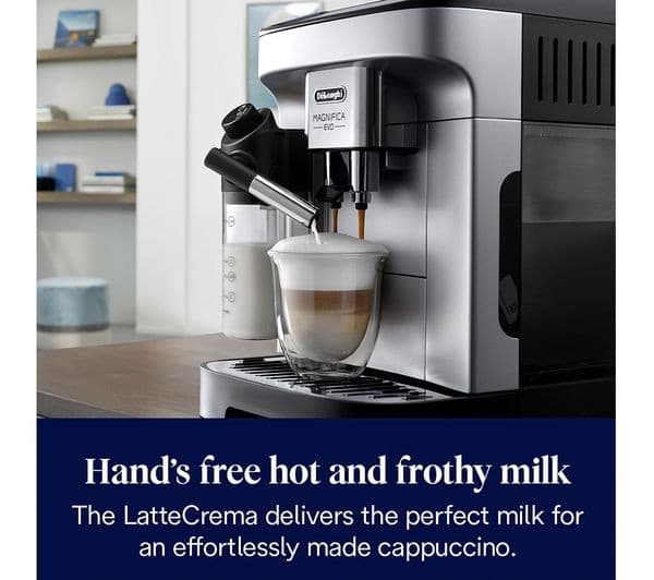 DeLonghi Magnifica Evo ECAM290.61.SB Bean to Cup Coffee Machine with LatteCrema - Silver - Image 8