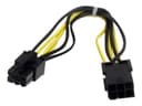 StarTech 6-Pin PCIe Power Extension Cable Black thumbnail 1