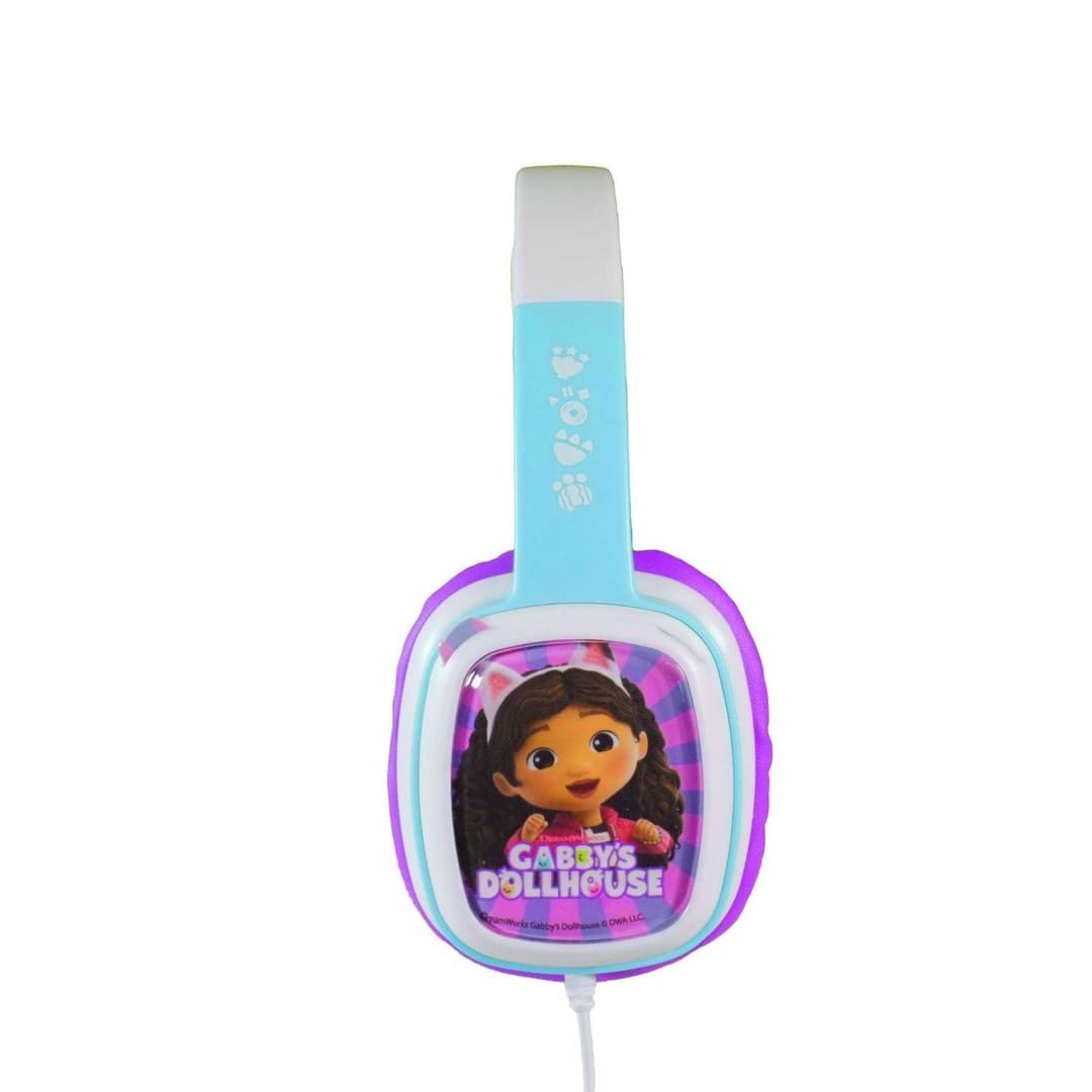 Gabby’s Dollhouse Wired Flip 'n' Switch Kids Headphones with 8 Design Cards - Image 5