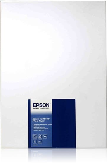 Epson Traditional Photo Paper, DIN A4, 330g/m², 25 Sheets - Image 1