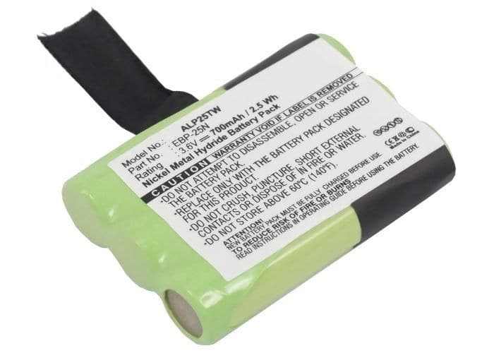 CoreParts MBXTWR-BA0006 Replacement Battery for Alinco DJ-S41 / DJ-SR1 PMR446 Two-Way Radio — Ni-MH 3.6V 700mAh, Green - Image 1