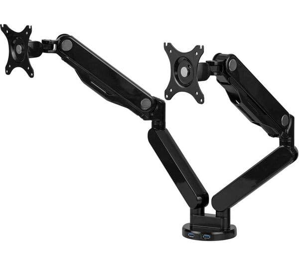 Fellowes Platinum Series Dual Monitor Arm - Black (8042501) - Image 1