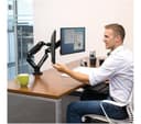 Fellowes Platinum Series Dual Monitor Arm - Black (8042501) thumbnail 7