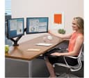 Fellowes Platinum Series Dual Monitor Arm - Black (8042501) thumbnail 8