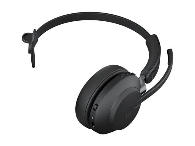 Jabra Evolve2 65 Mono Wireless Headset - Black - MS Teams - USB-C - Without Charging Stand - Image 4