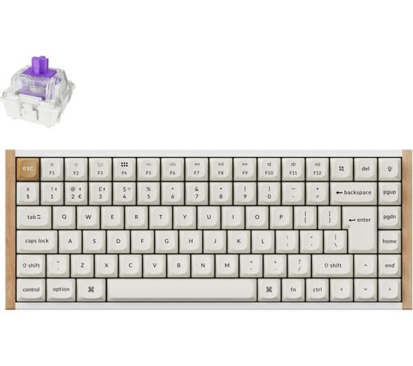 Keychron K2 HE Wireless Mechanical Keyboard - White - Image 1
