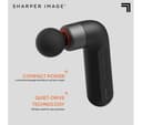 SHARPER IMAGE Power Percussion Move Edge Portable Lite Massage Gun - Black thumbnail 2