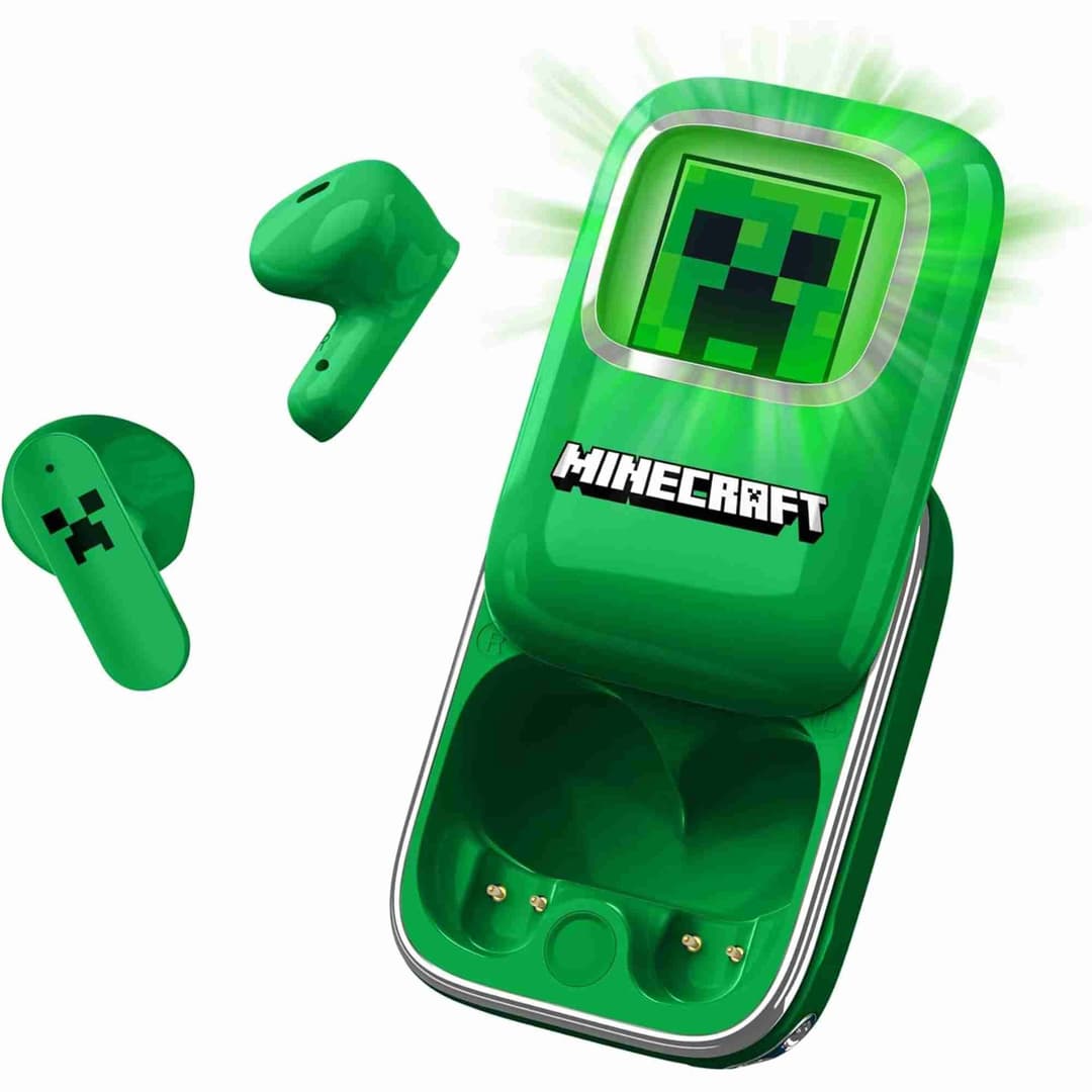 OTL Minecraft Creeper Slide Open TWS Earphones - Image 1