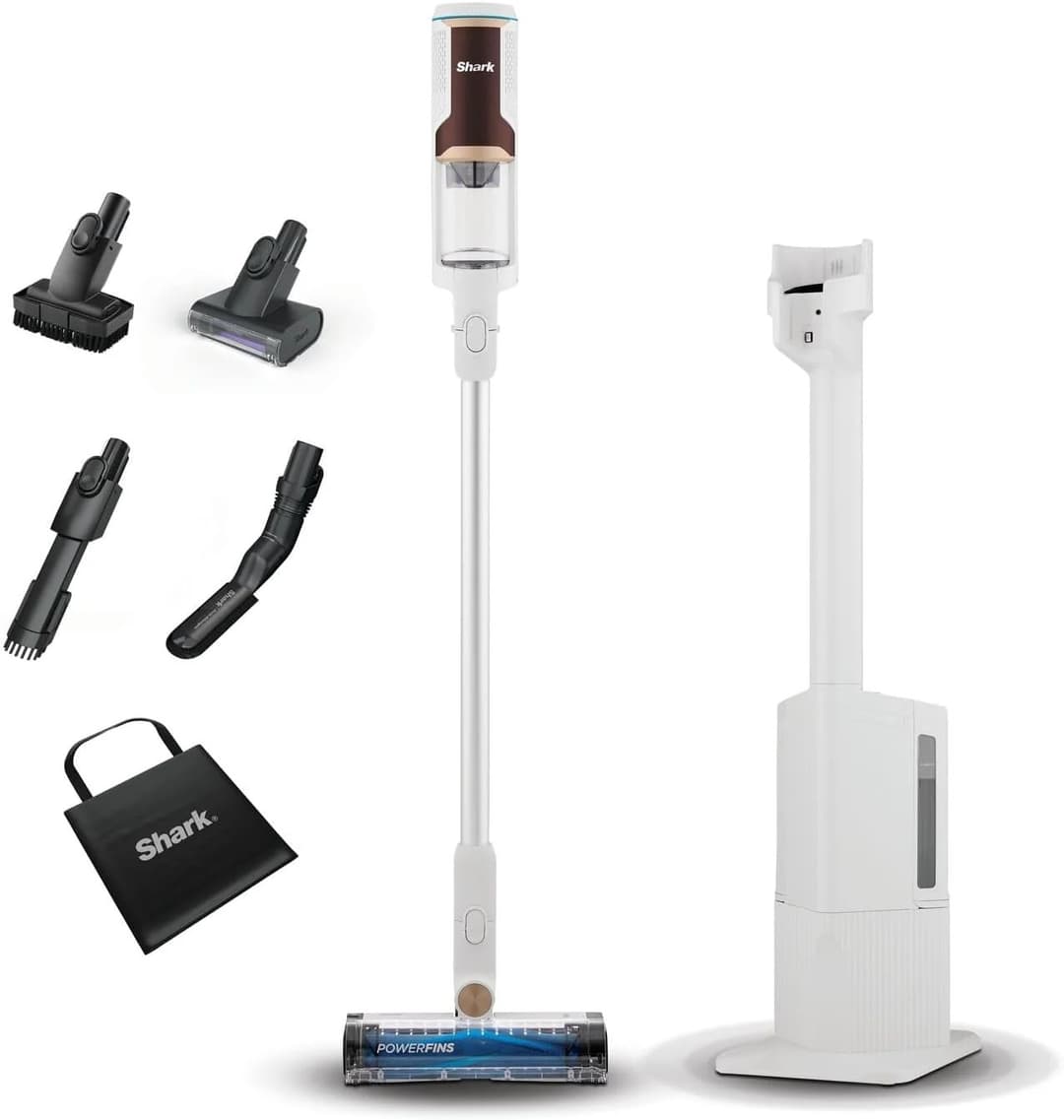 Shark BU3521UKTSB Cordless Vacuum White & Blue - Image 1